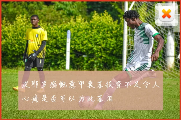 皮耶罗感慨意甲衰落投资不足令人心痛是否可以为此落泪